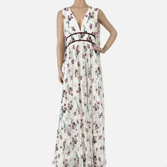 Zac Zac Posen Trudey Red Velvet Gown NWT - Picture 6 of 8